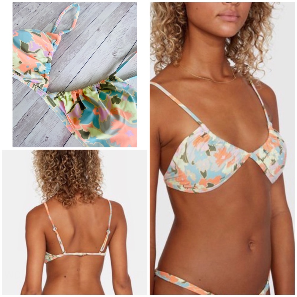 🔆 RVCA On The Road Trilette Bikini Top